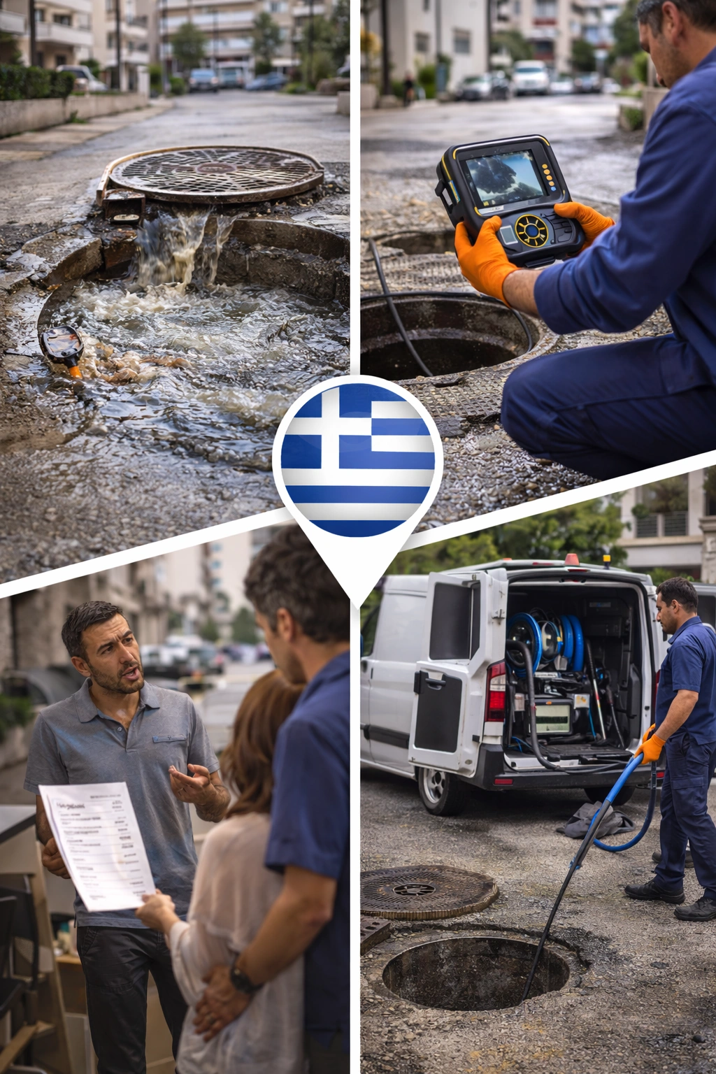 Απόφραξη φρεατίου στη Νέα Σμύρνη - Οδηγός