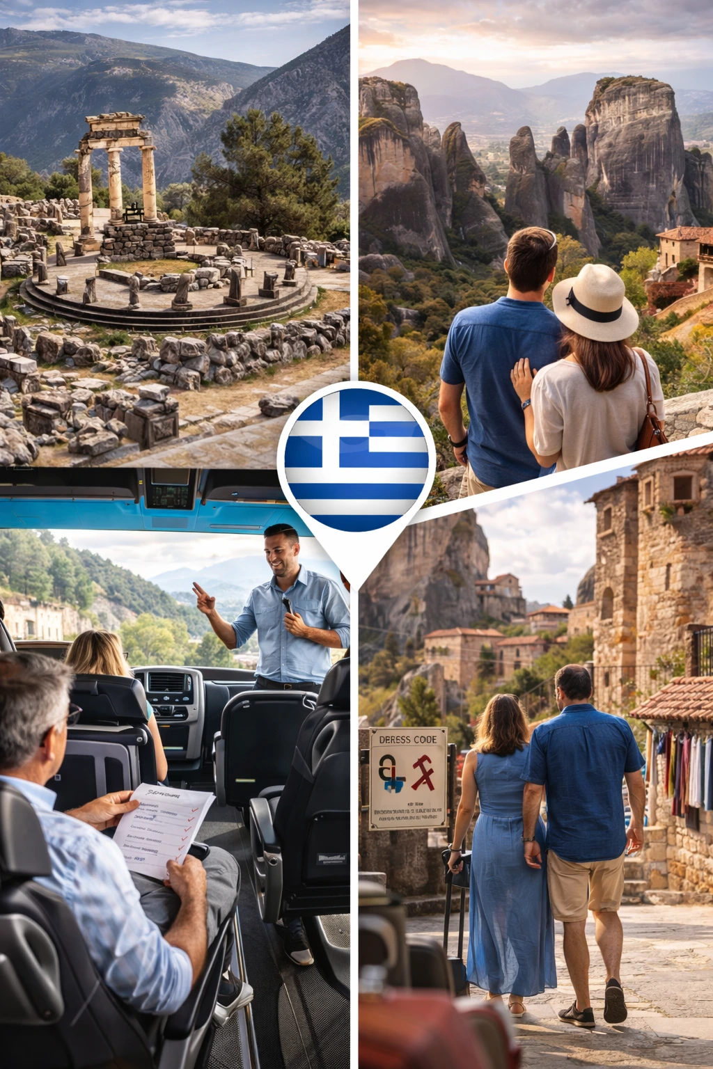 Τουρ στους Δελφούς και τα Μετέωρα - Τι να περιμένεις