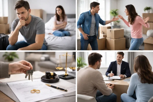 Διαζύγιο - Δεν φεύγει από το σπίτι